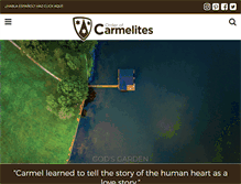 Tablet Screenshot of carmelites.net