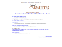 Tablet Screenshot of carmelites.info